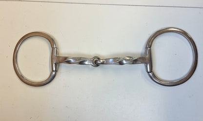 6.5” twisted mouth snaffle