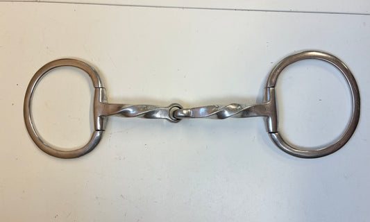 6.5” twisted mouth snaffle