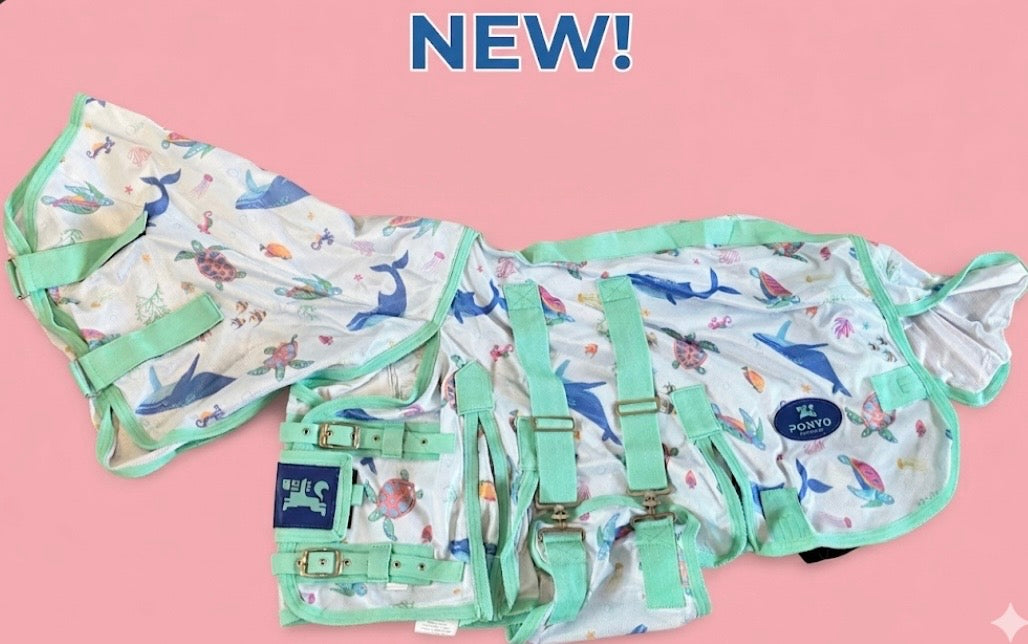 New! Ponyo “ocean pals” fly rug 3’0