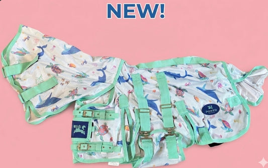 New! Ponyo “ocean pals” fly rug 3’0