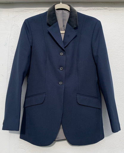 Mears navy show jacket with velvet collar size 34