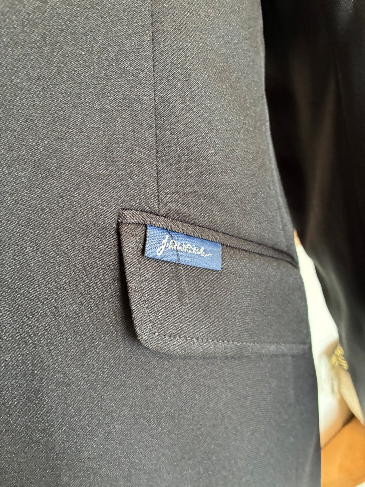 Black john Whitaker unisex competition/show jacket size 36 (approx ladies size 12)