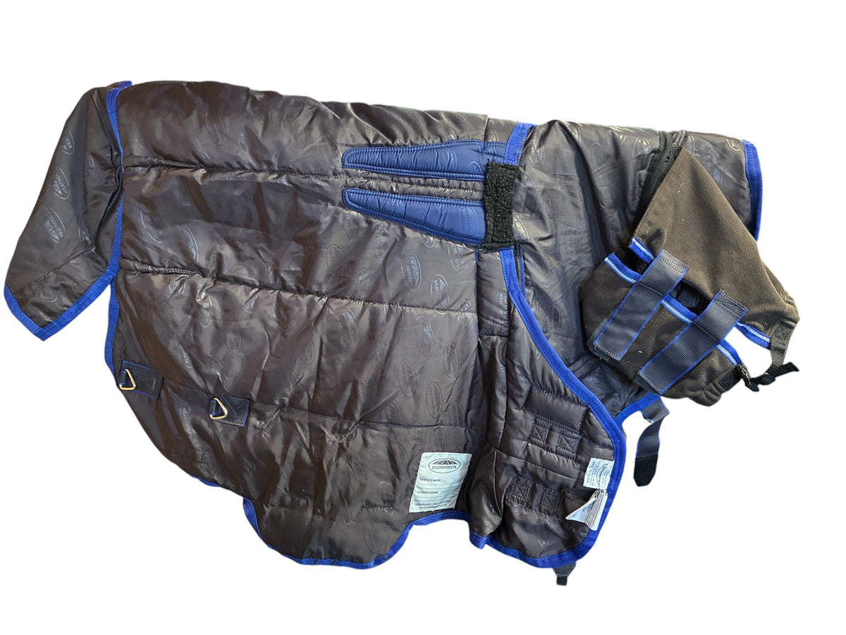 New WeatherBeeta ComFiTec Ultra Cozi Detach-A-Neck Heavy Turnout Rug – 3’0” / 90cm