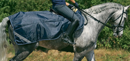 Showerproof Rhino Competition Exercise Sheet with a checked lining, complete with reflective strips 4’11”