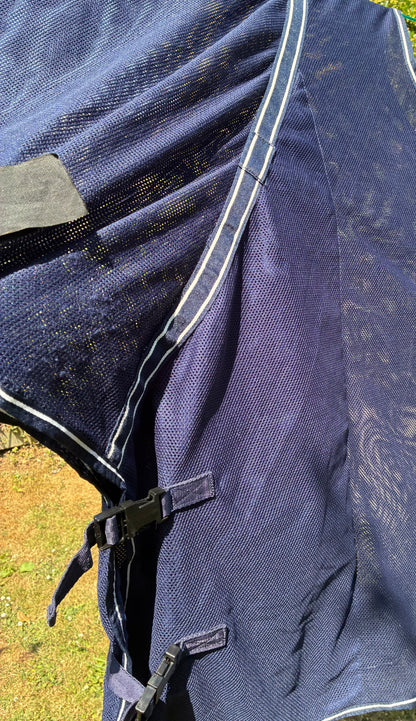 Navy mesh Busse  ride on fly rug 155cm (5’0”)
