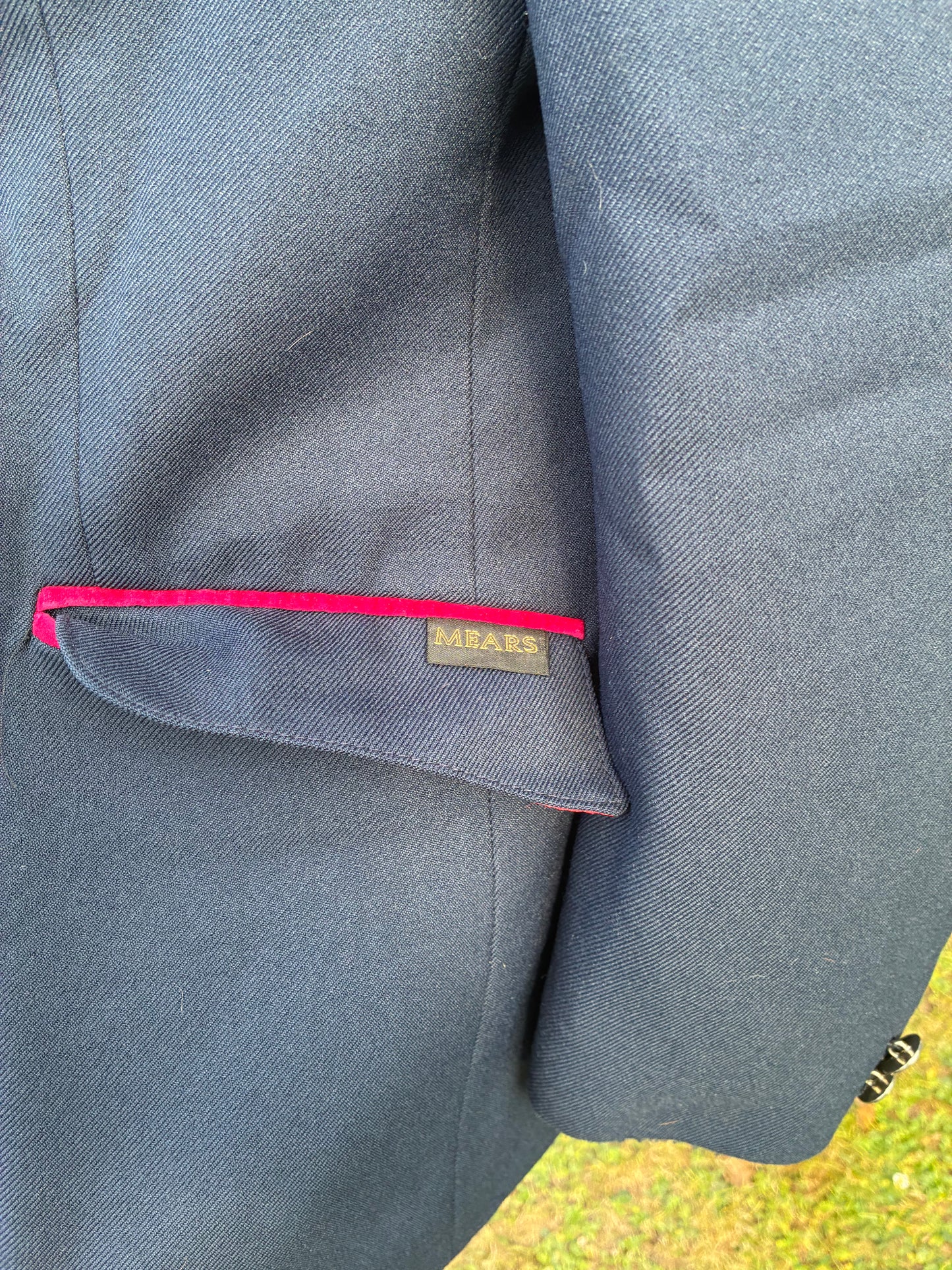 Mears navy and pink show jacket size 34