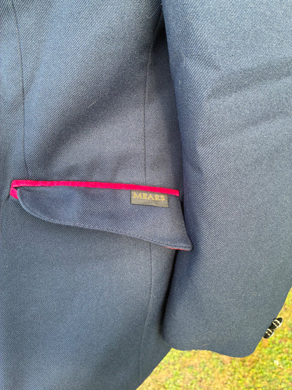 Mears navy and pink show jacket size 34