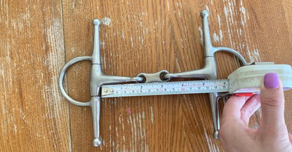 5” French link full cheek snaffle Good condition (ref 3)