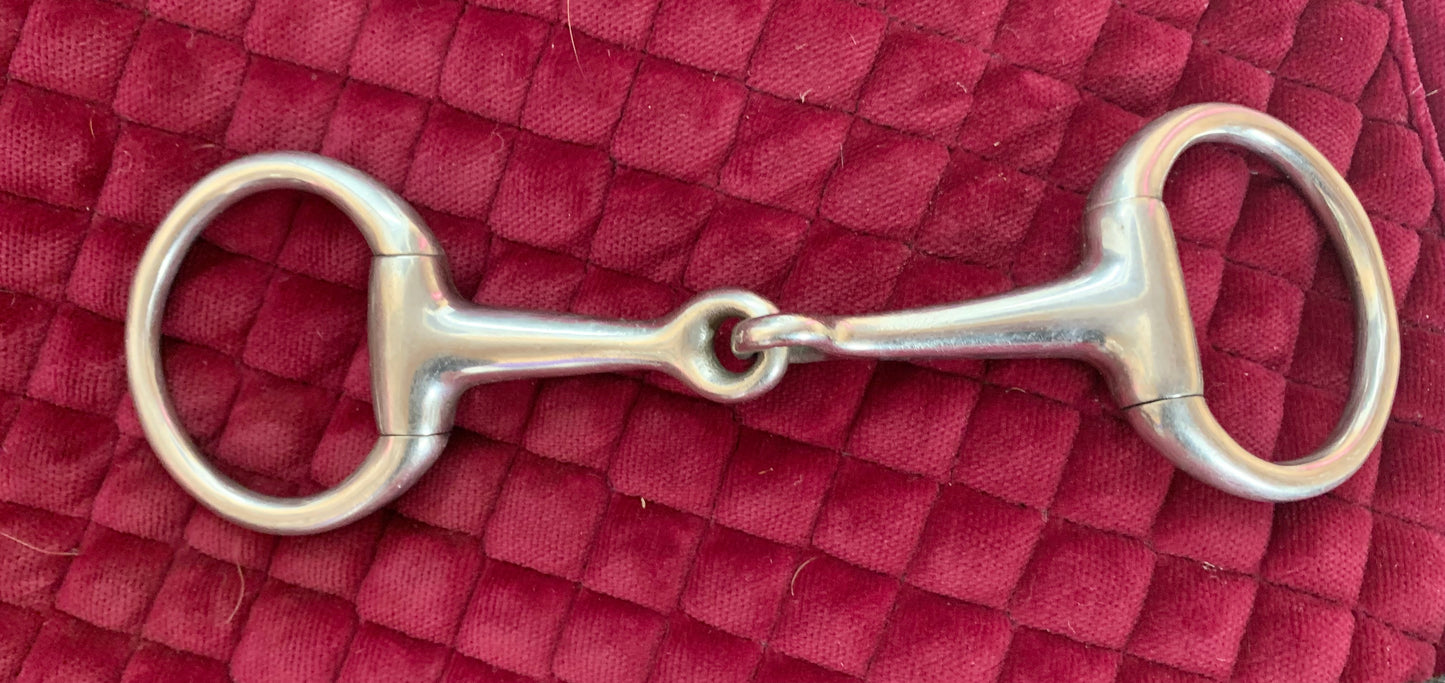 4” jointed eggbutt snaffle