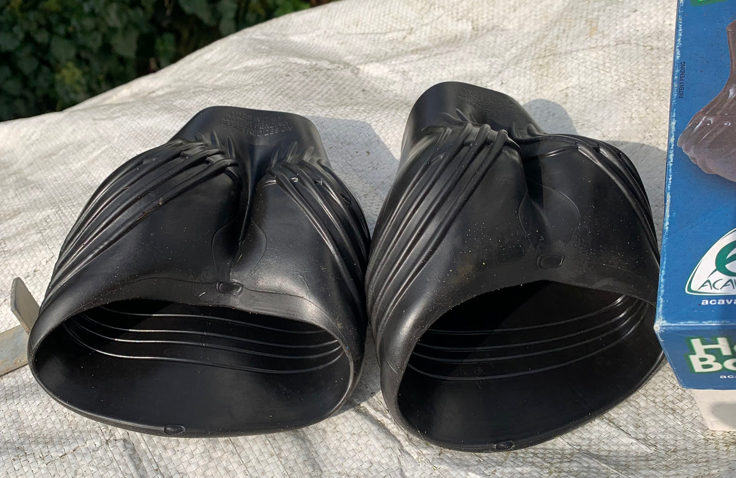 Acavallo Gel Hoof Overreach Boots - full size