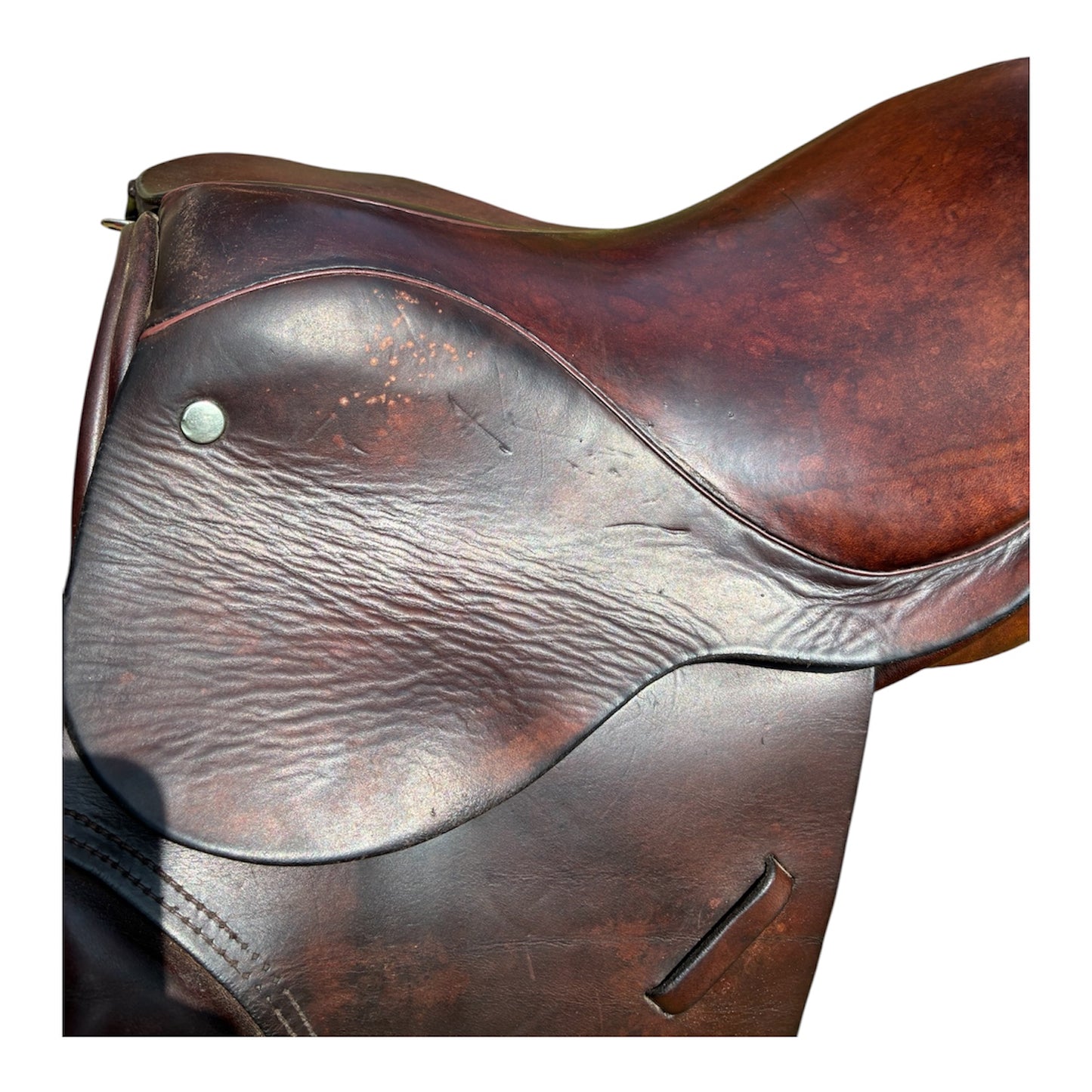 12” tiny tots brown English leather Childs 1st saddle by sovereign Coleman Croft saddlery