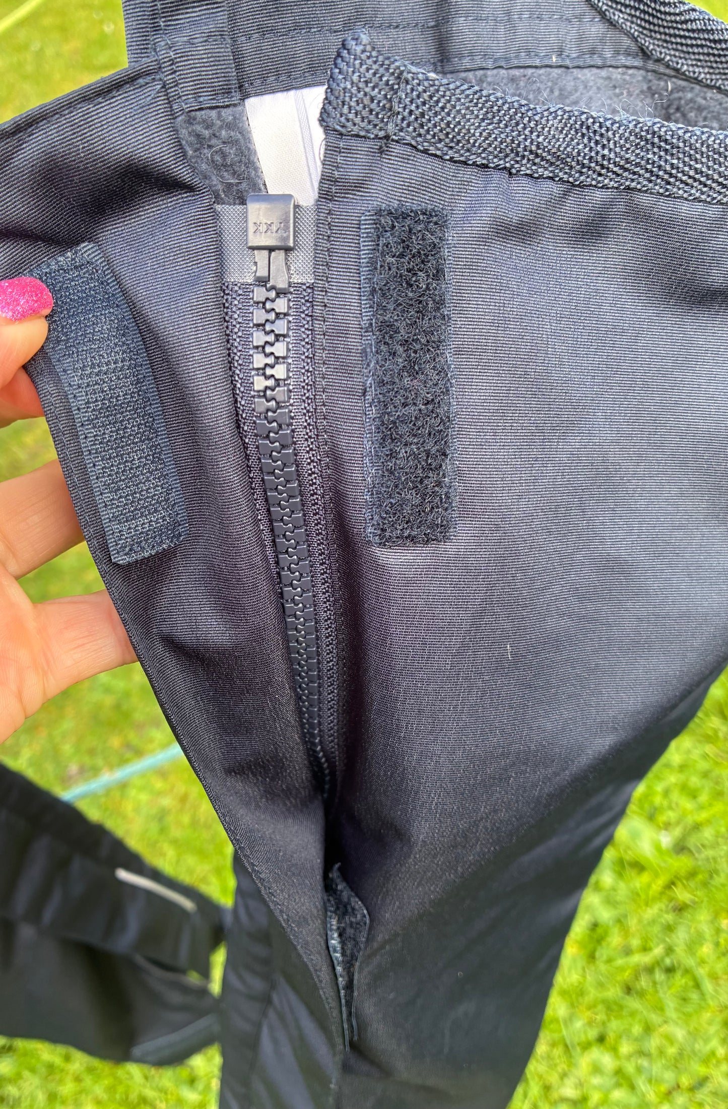 Horseware Rambo Kids warm fleece Lined Chaps - Navy 7-9 years