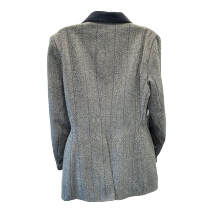 Caldene blue/grey tweed hacking show jacket size 40