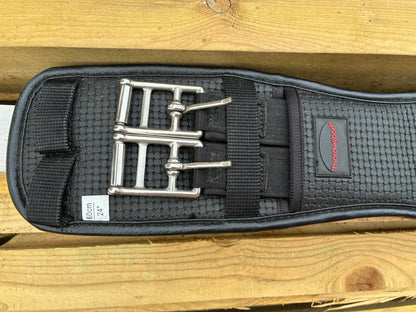 Black 24” Thorowgood shaped dressage anatomical girth