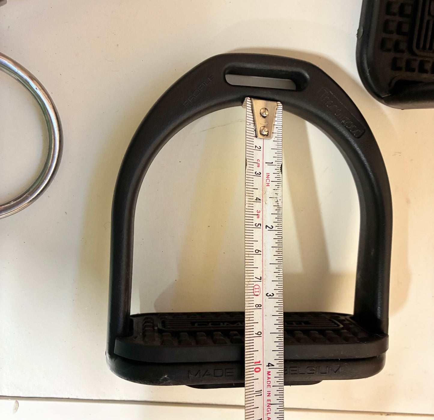 Childs tiny lightweight plastic compositi black Thorowgood stirrups 3.75” (3 3/4”)