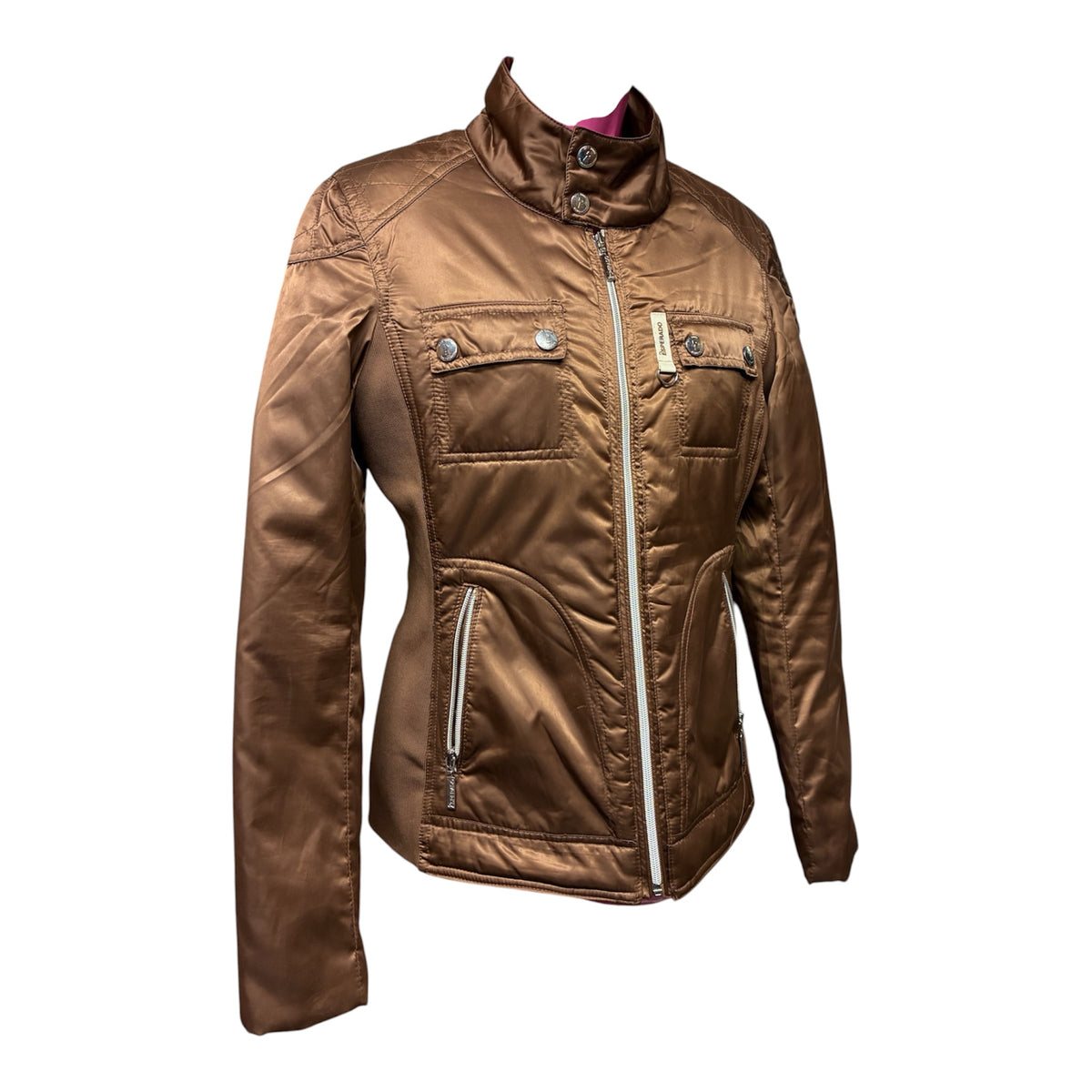 Esperado chocolate brown ladies  jacket rider's best with badges