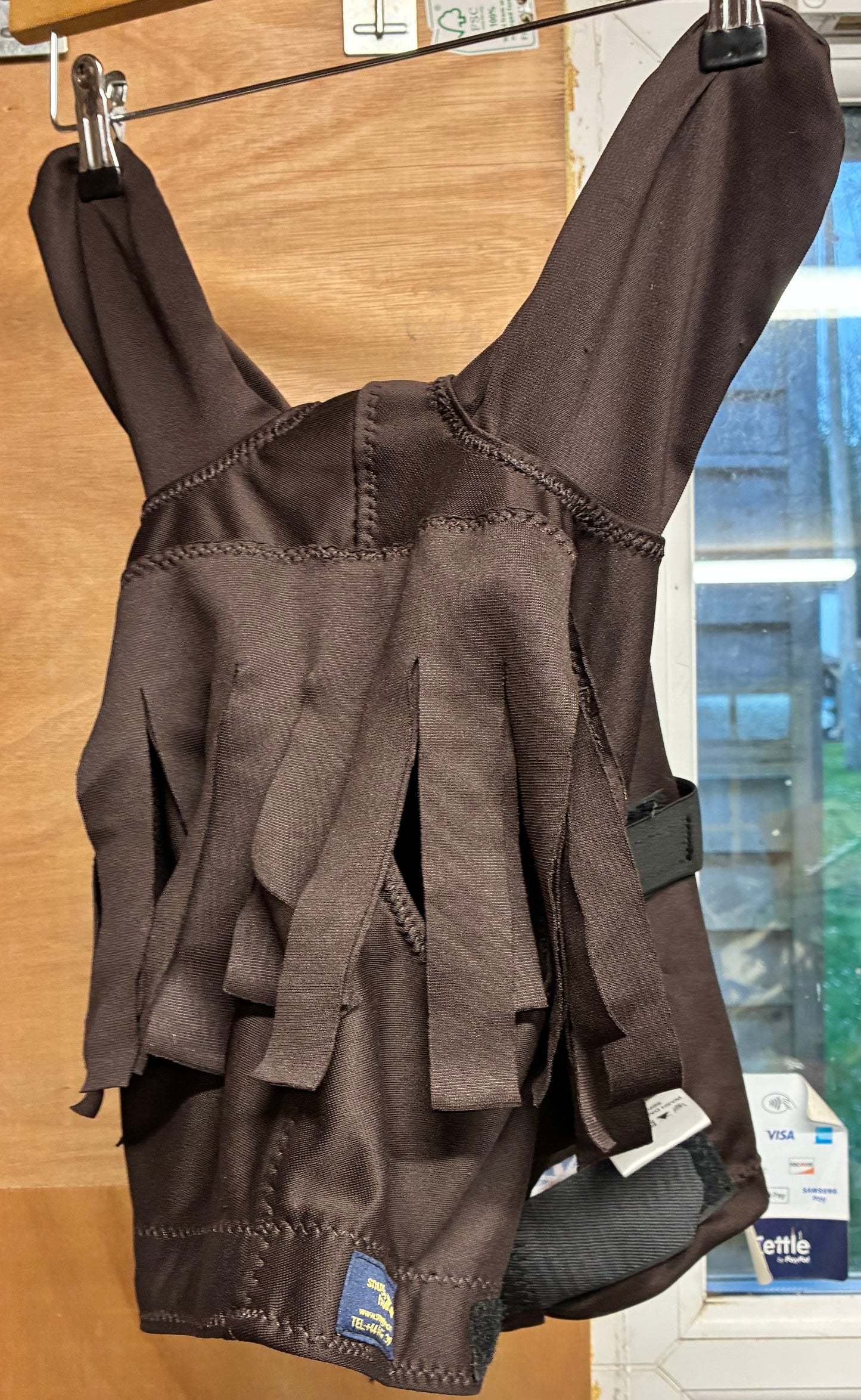 Snuggy hoods small/medium pull on sweet itch/fly protector head brown