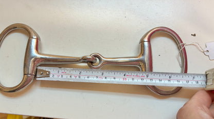 4.75” (4 3/4”) jointed snaffle bit
