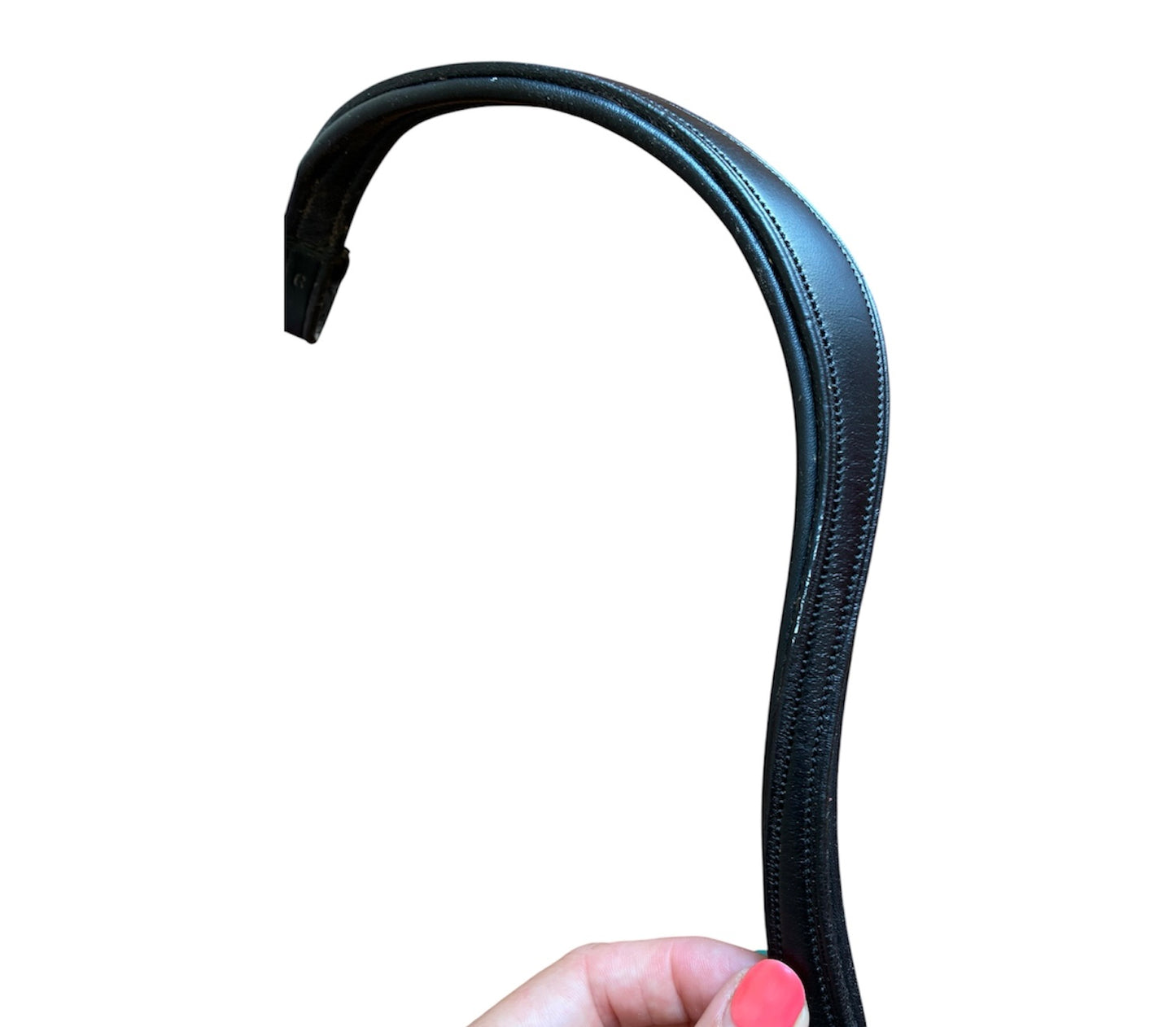 Exceptionally butter-soft Italian leather handmade black Saturn bridle by the Horsemanship saddlery