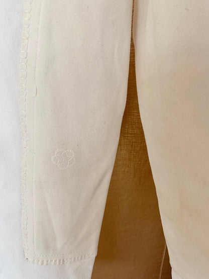 Ladies size 24 white Townend jodhpurs tactel & coolmax material full suede seat