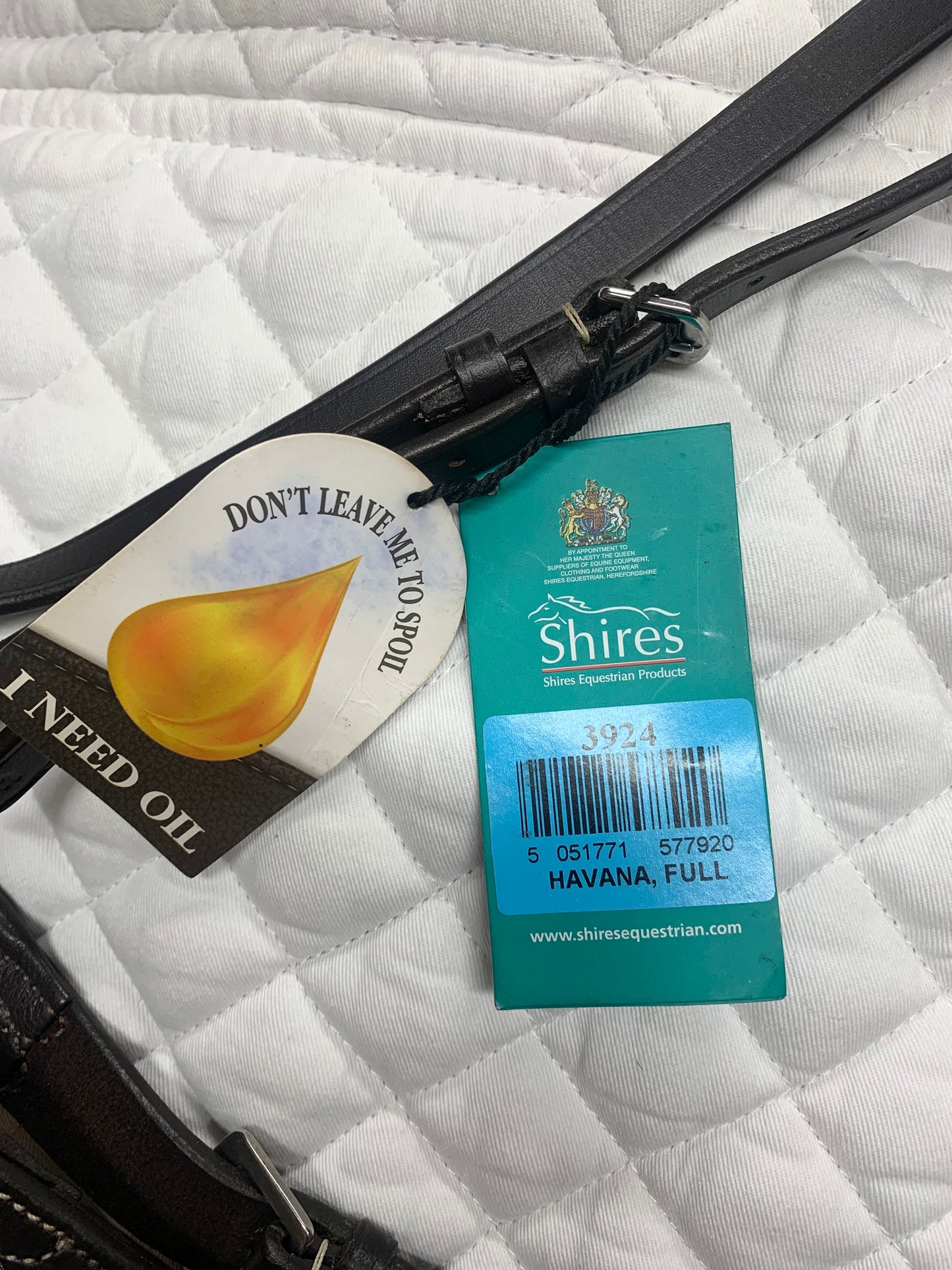 New with tag shires Avignon full size running martingale in Havana