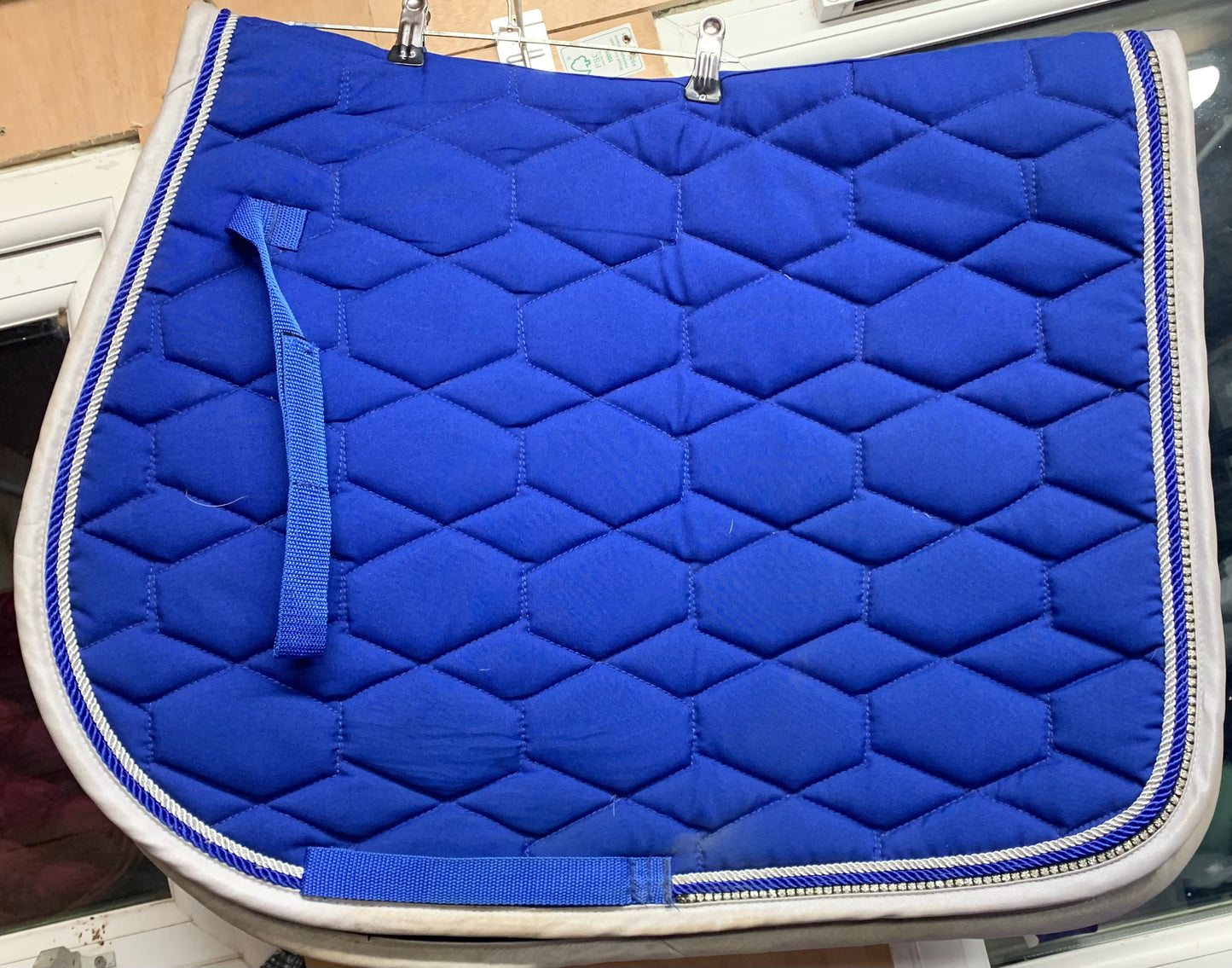 Royal blue matchy ears and saddle pad set
full size
