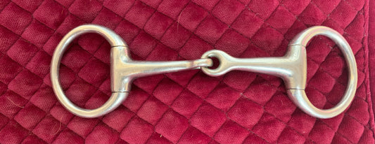 4” jointed eggbutt snaffle