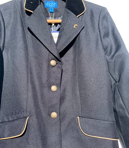 New with tag ELT navy competition jacket size 38