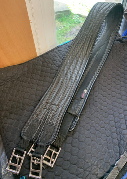 HY comfort waffle girth black 60” elasticated at one end