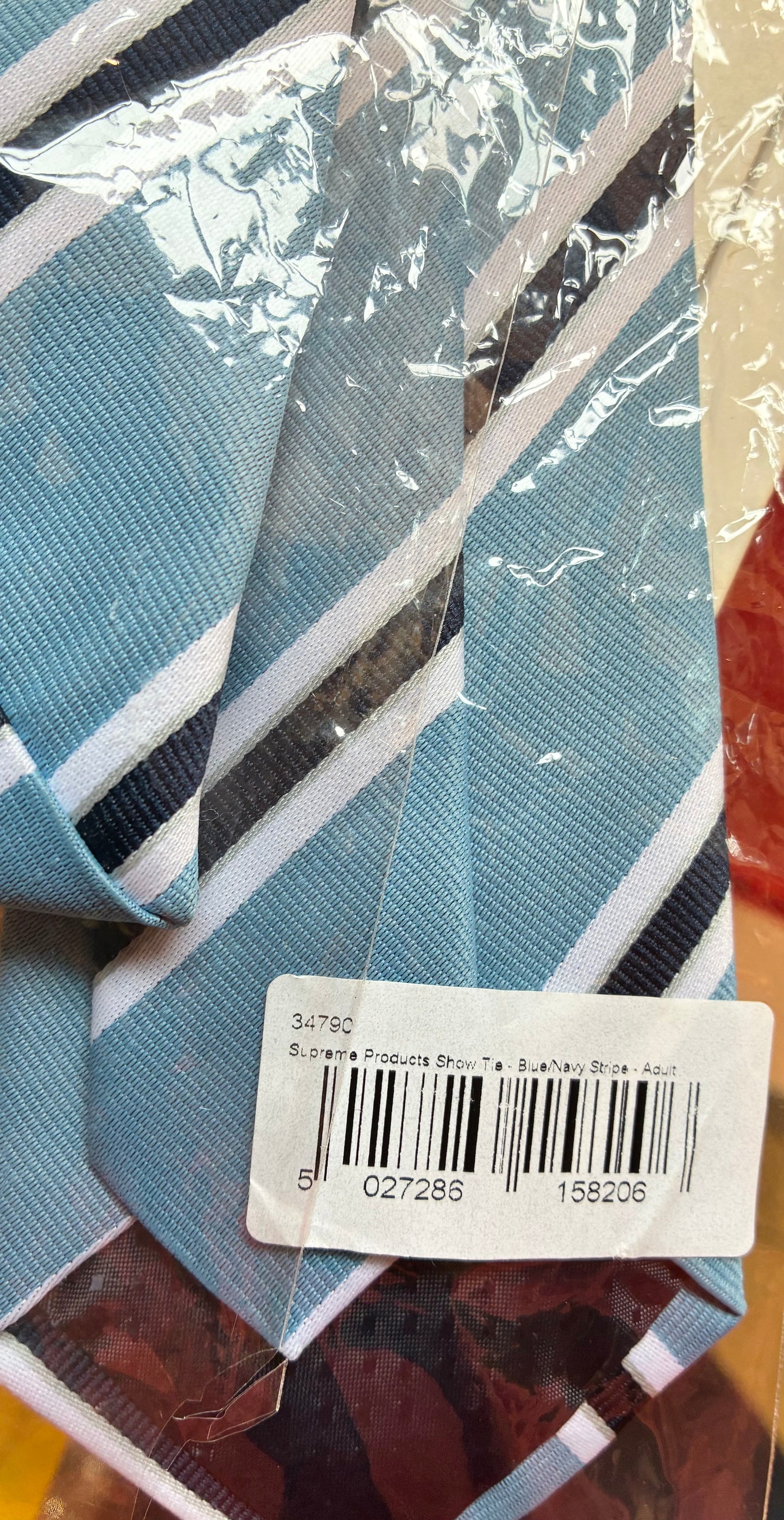 NEW Show Tie by Supreme Products Navy/blue stripe