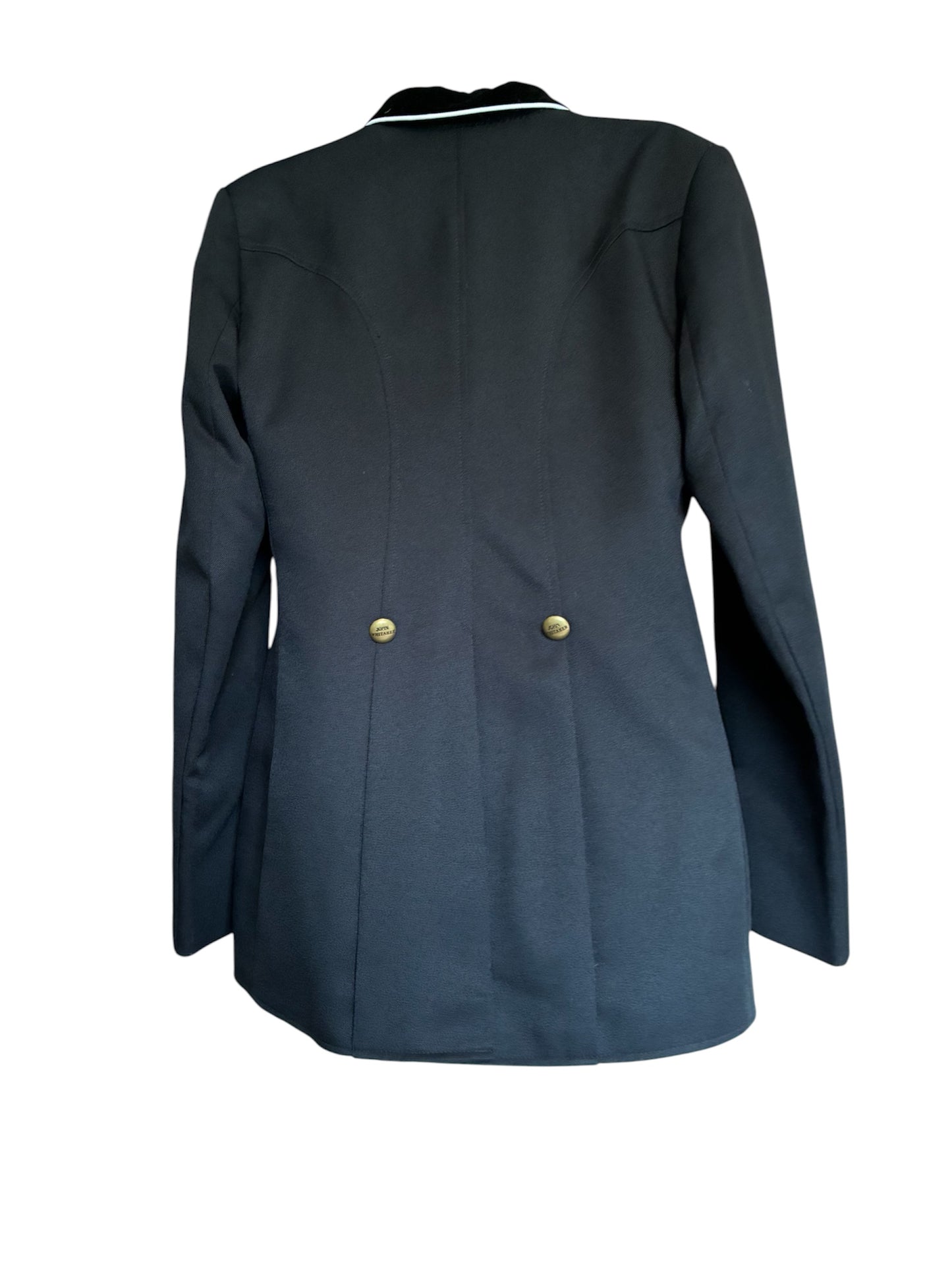 Black john Whitaker unisex competition/show jacket size 36 (approx ladies size 12)