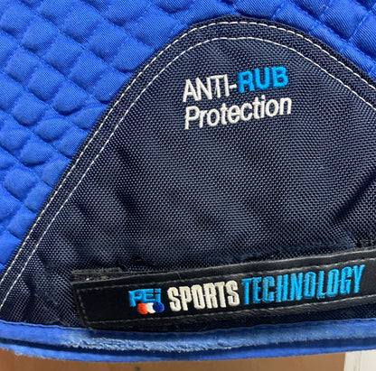 Premier equine blue sports technology saddle pad full size GP