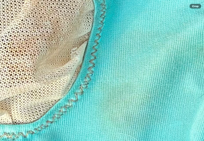 Snuggy hoods pull on fly/sweet itch mask size small blue