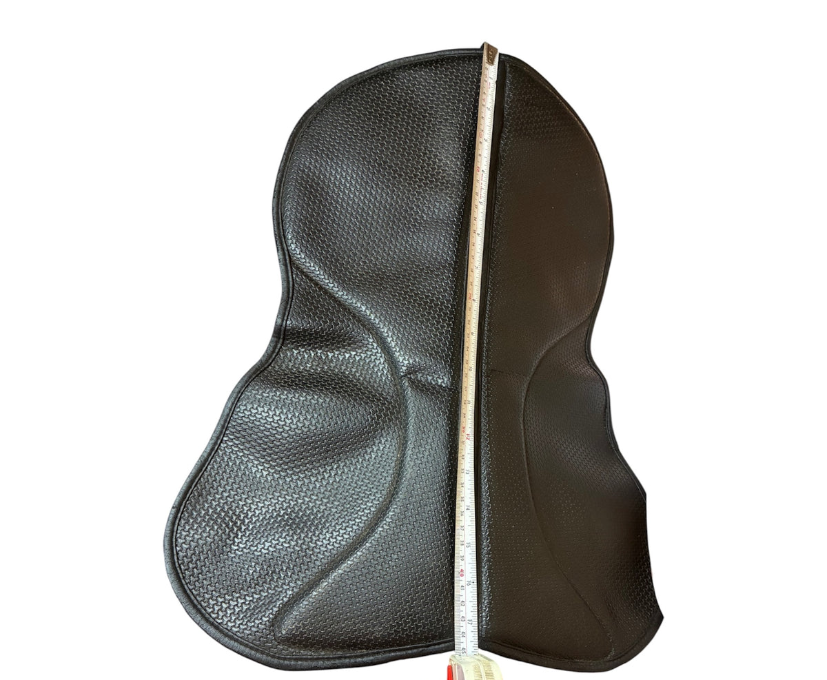 Quality Black Moulded Saddle Half Pad