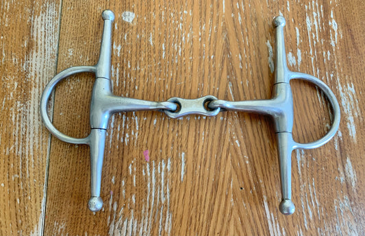 5” French link full cheek snaffle Good condition (ref 3)