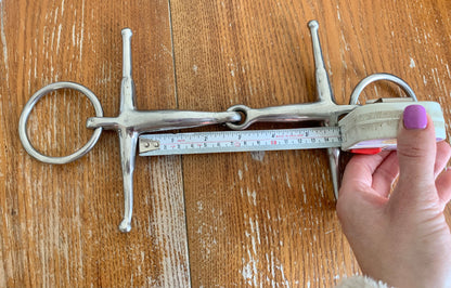 5.5” fulmer full cheek snaffle loose ring