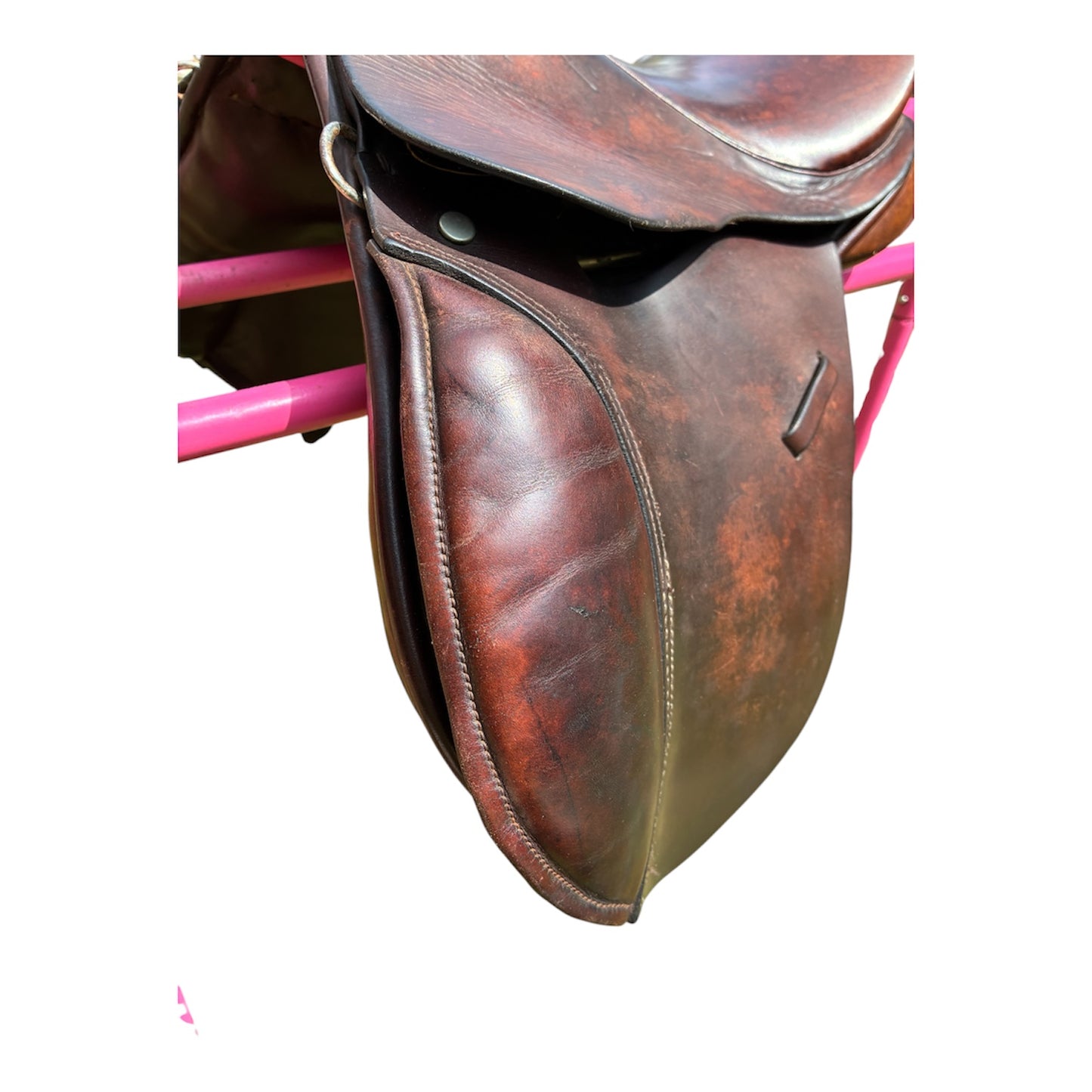 12” tiny tots brown English leather Childs 1st saddle by sovereign Coleman Croft saddlery