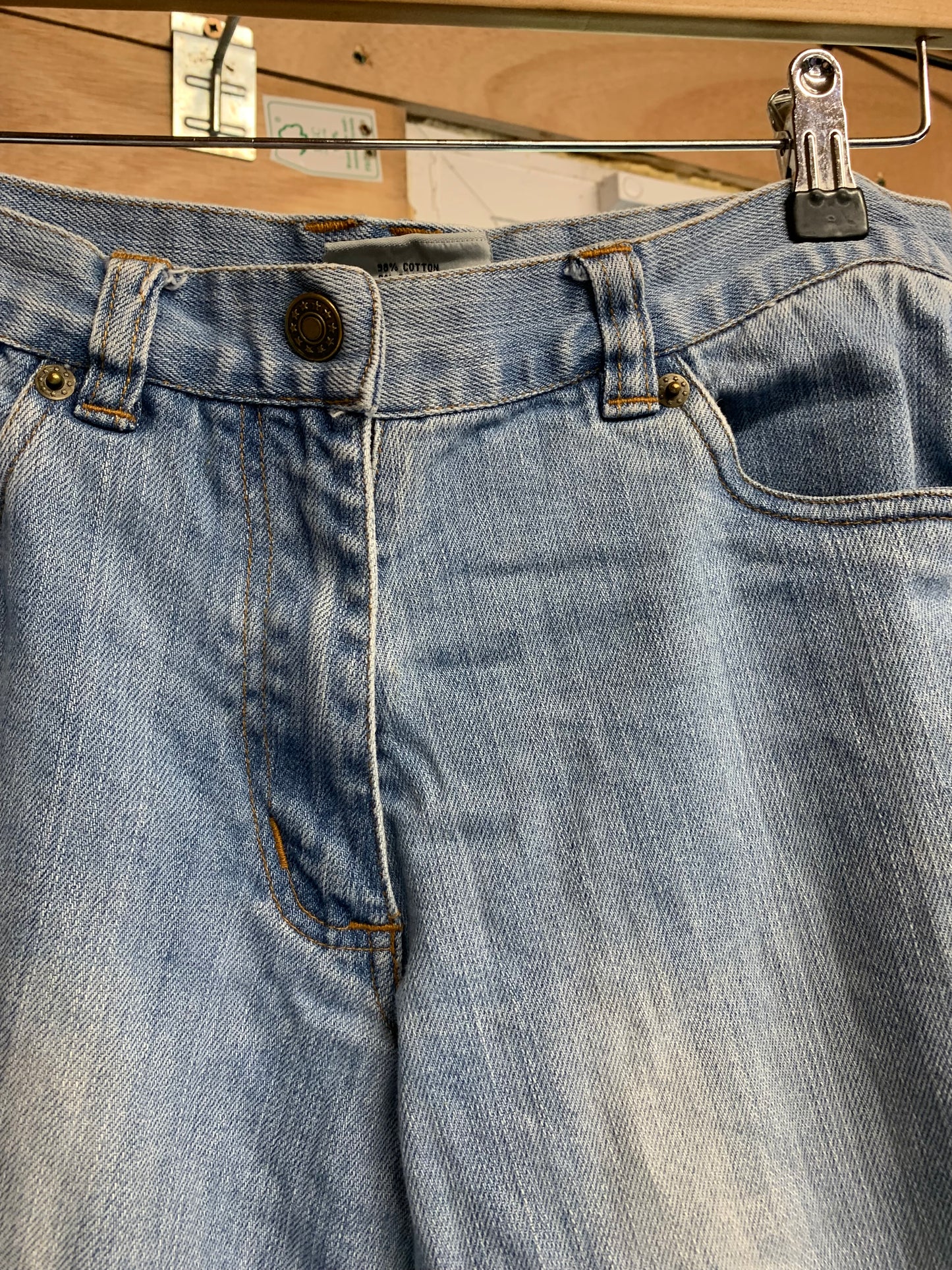 Requisite light wash denim jodhpurs size 12/40