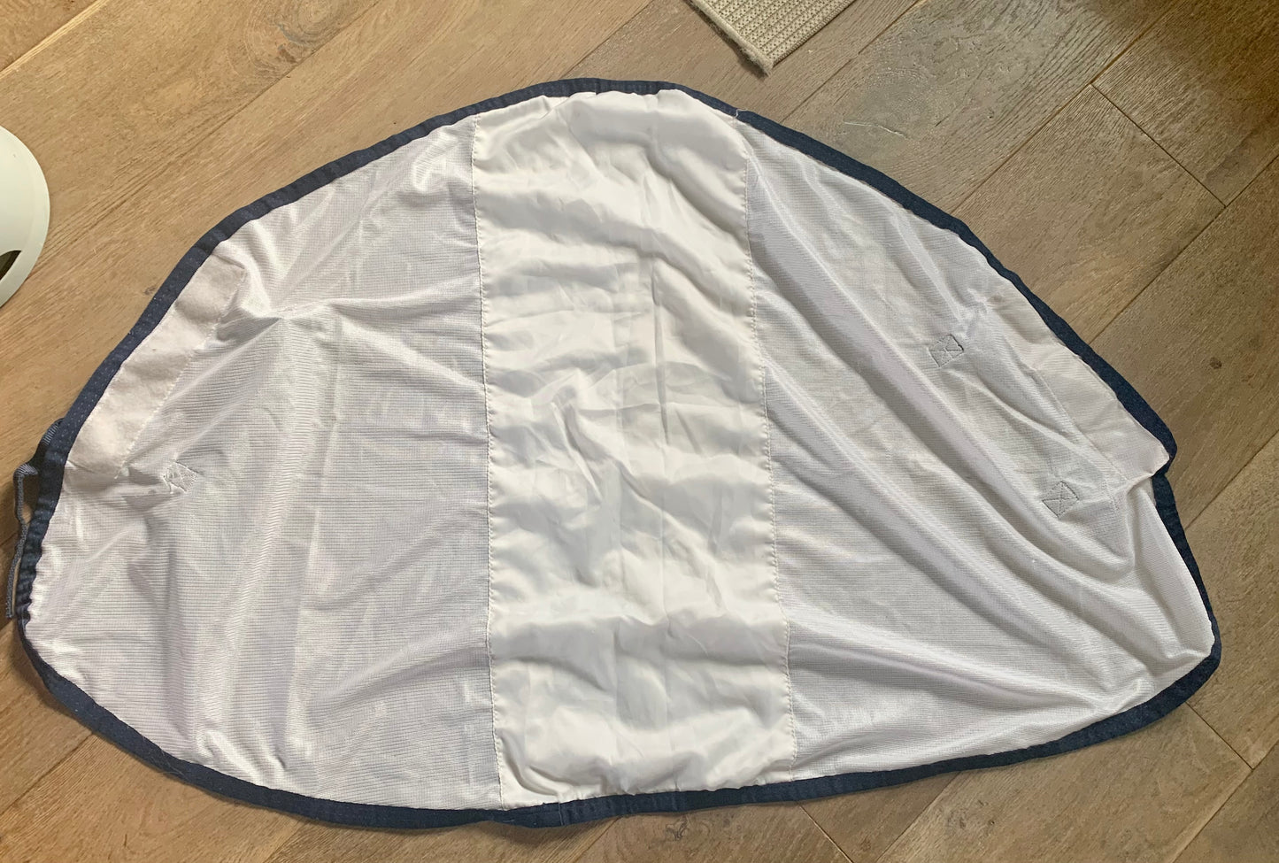 Pony size fly rug neck cover with silky soft lining to prevent mane rub