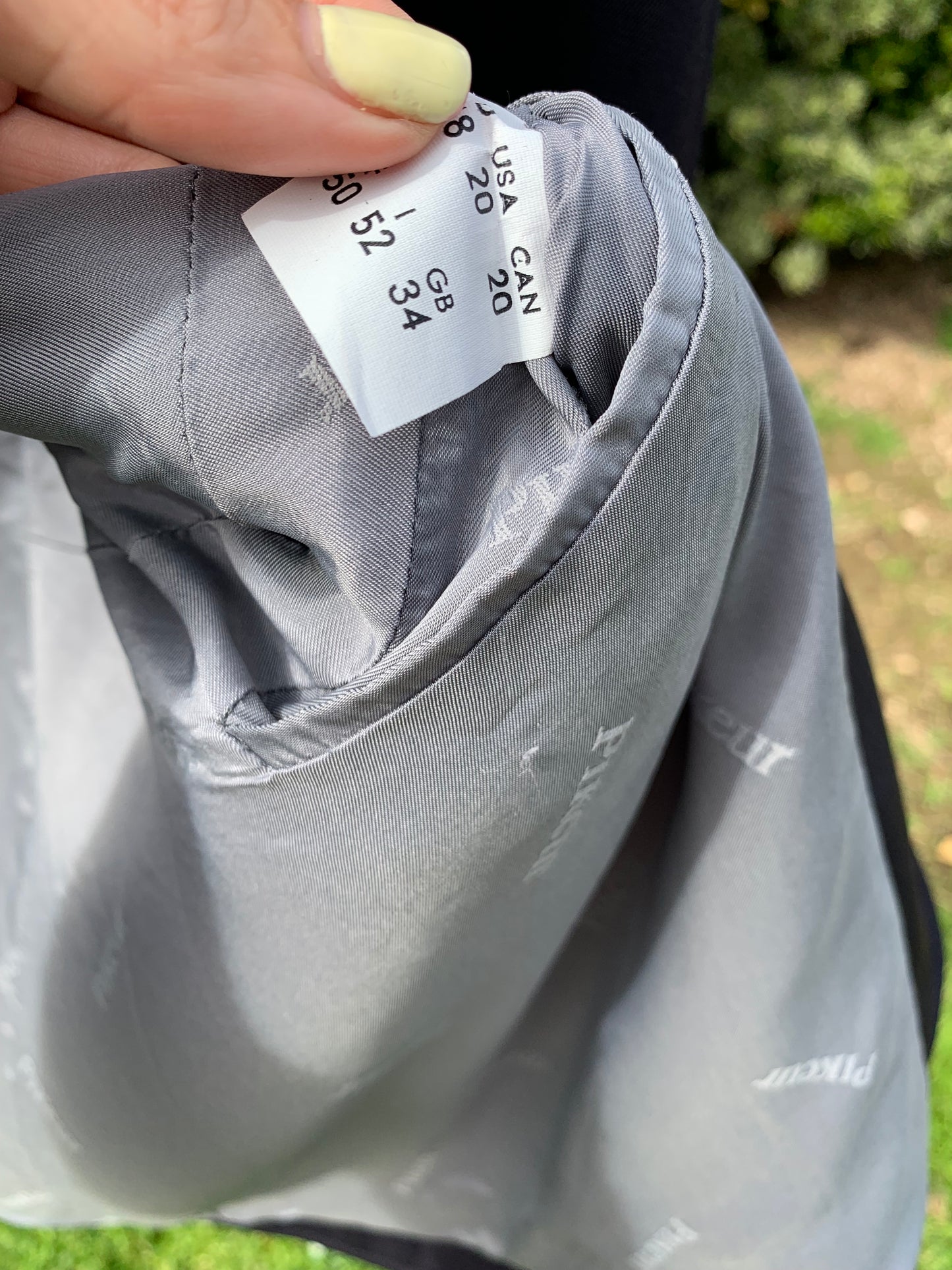 Pikeur navy size 34 show jacket
