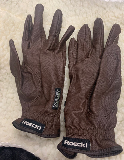 ROECK-GRIP JUNIOR WINTER from ROECKL  size 5 in Mocha