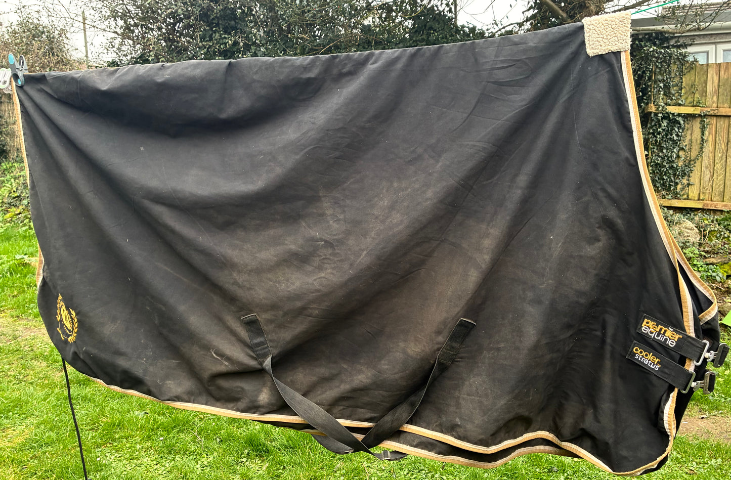 7’0” premier equine stratus stable sheet black
