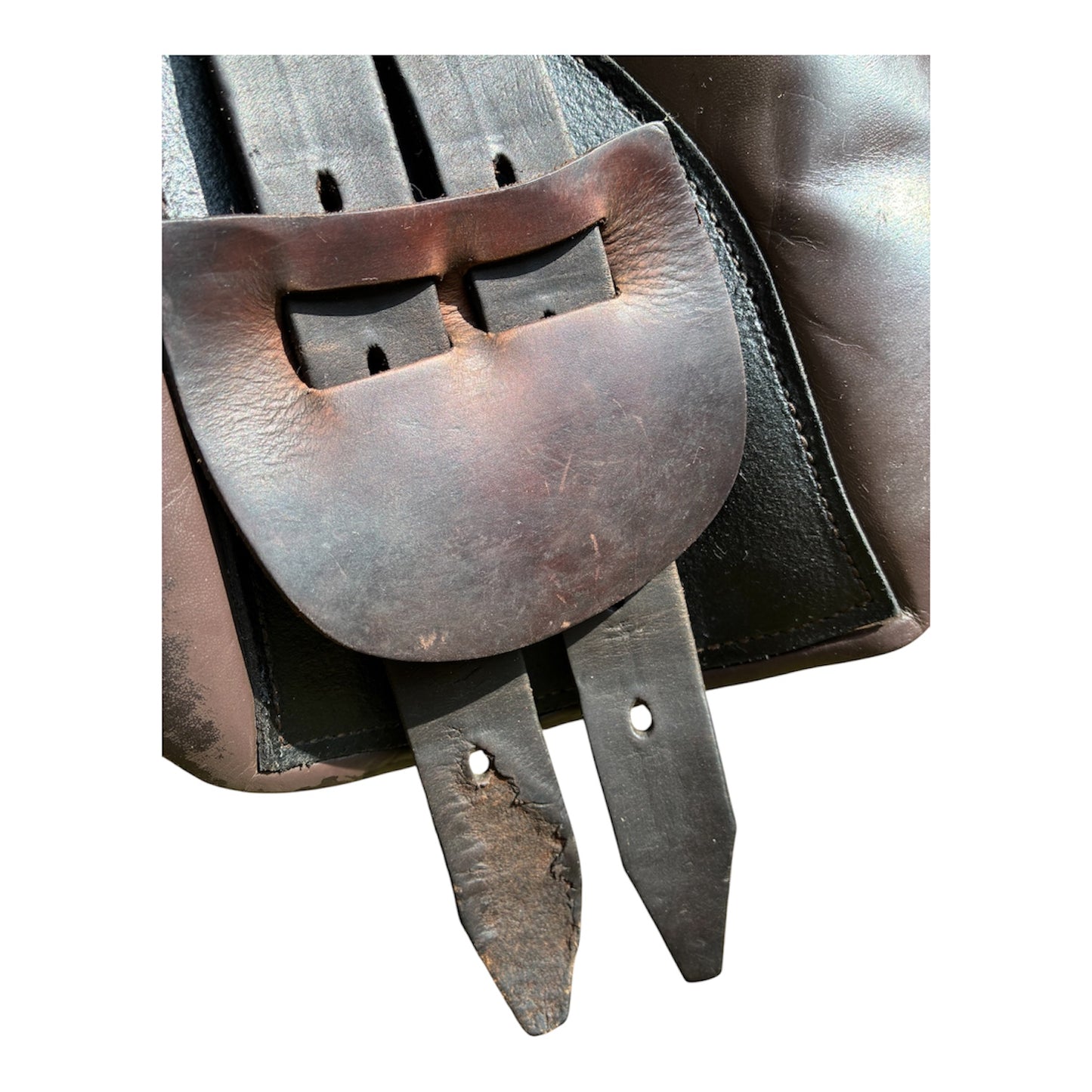 12” tiny tots brown English leather Childs 1st saddle by sovereign Coleman Croft saddlery