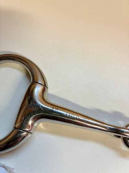 New 4” eggbutt small ring snaffle