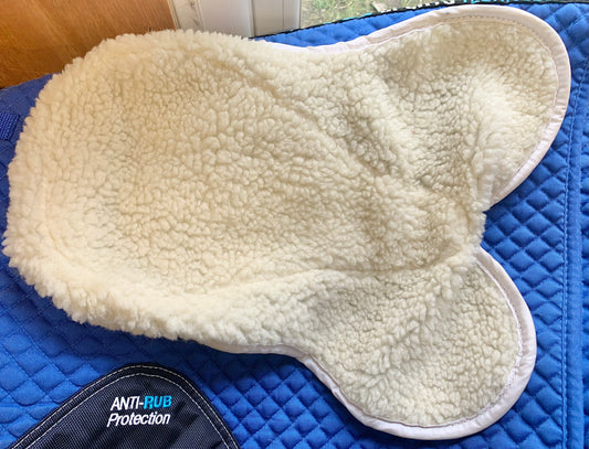 Unused fluffy fleece seat saver 17”
