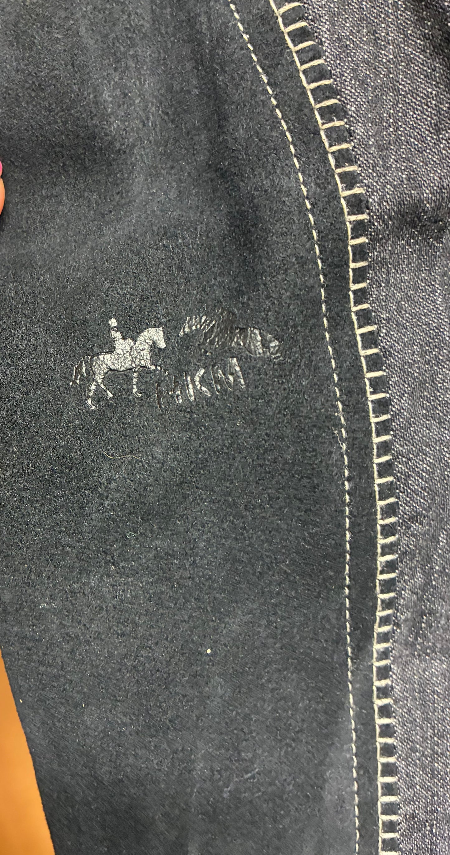 HKM DENIM JODHPURS SIZE 32