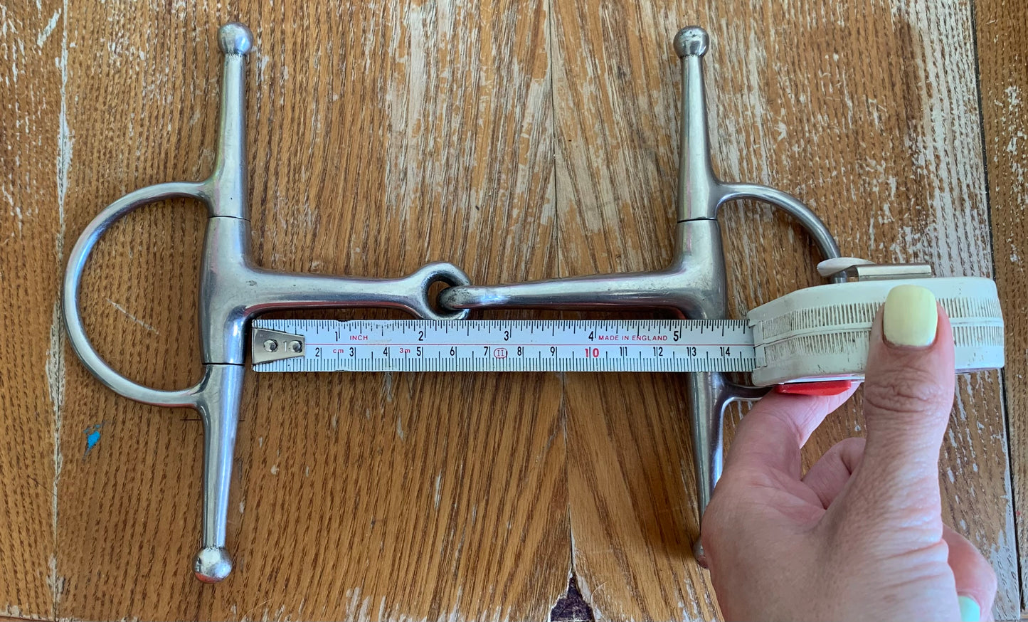 5” jointed full cheek snaffle