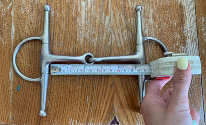 5” jointed full cheek snaffle