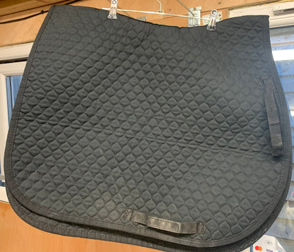 Black GP square hi wither  nuumed griffin saddle pad size medium