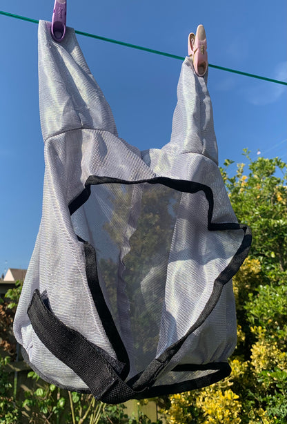 Pony size fly mask soft mesh
